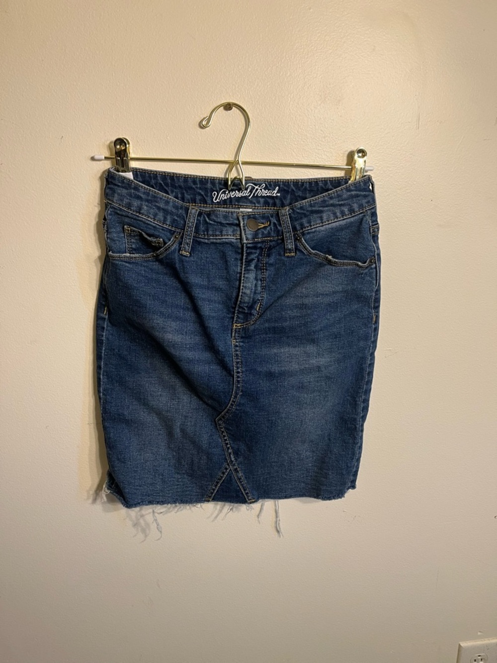 Universal Thread Indigo Denim Mini Skirt
